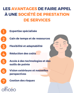 Société de prestation de services : les avantages