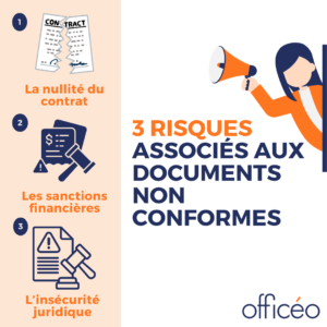 Documents juridiques : risques associés aux documents non conformes